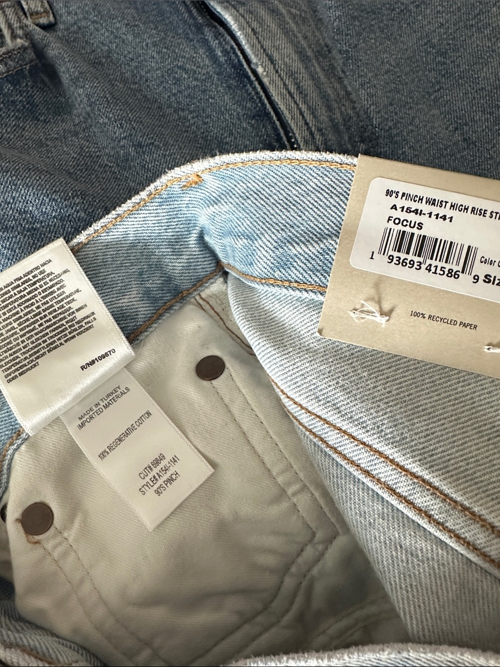 Agolde 90’s Pinch Waist High Rise Straight Jean - Picture 11 of 11